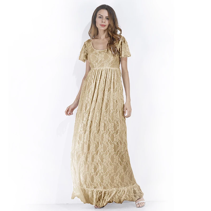 Женское платье для беременных реквизит фотосессии кружевная Одежда платья