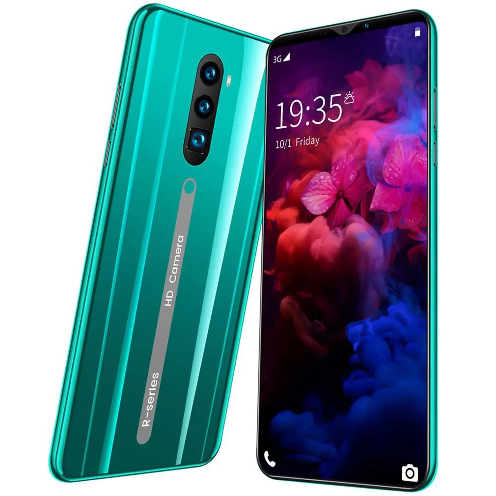 

Rino3 Pro 5.8 Inch Screen Android Phone Purple Water Drop Screen Smartphone Solid Color Mobile Phone Cool Shape Fashion