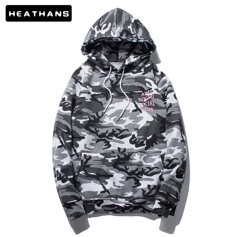 

Мужской бархатный пуловер с капюшоном и надписью, розовый свитшот с камуфляжным принтом, Осень-зима