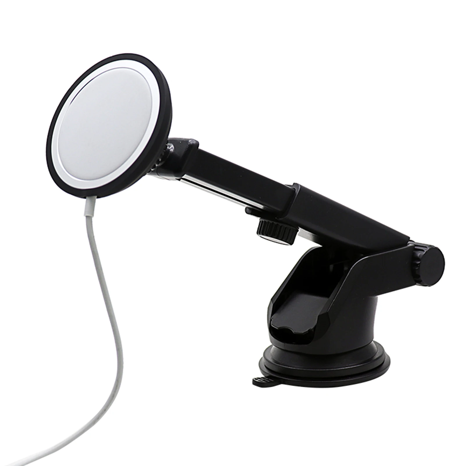 phone charger magnetic phone charger holder for iphone 12 telescopic suction cup car dashboard mount portable power bank free global shipping