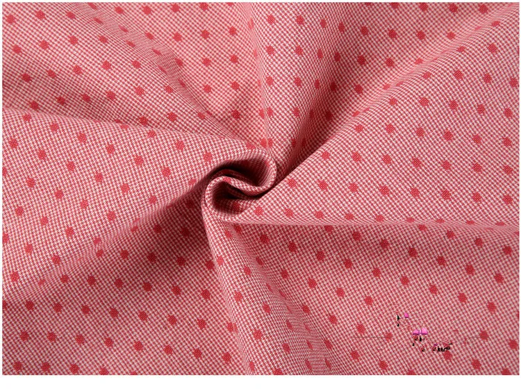 50*140 см Dot японская пряжа окрашенная хлопковая ткань ручной работы DIY Профессиональная стеганая хлопковая лоскутная подушка, ткань для сумки - Цвет: 1