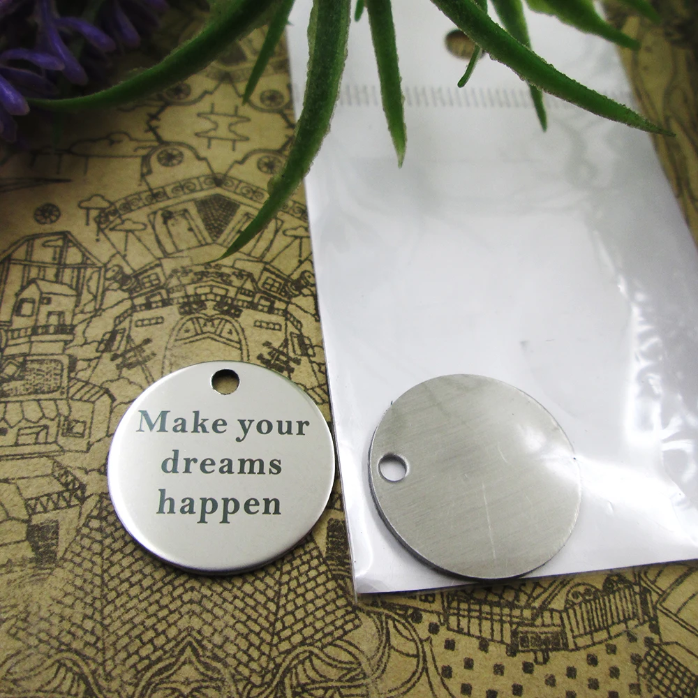 20 шт. сделай свои мечты очаровательыне нержавеющие 5 стилей для выбора амулеты