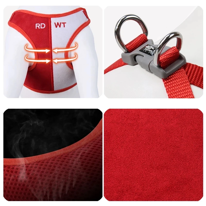 Новое поступление 2020 жилет для собак с поводком регулируемый без тяги