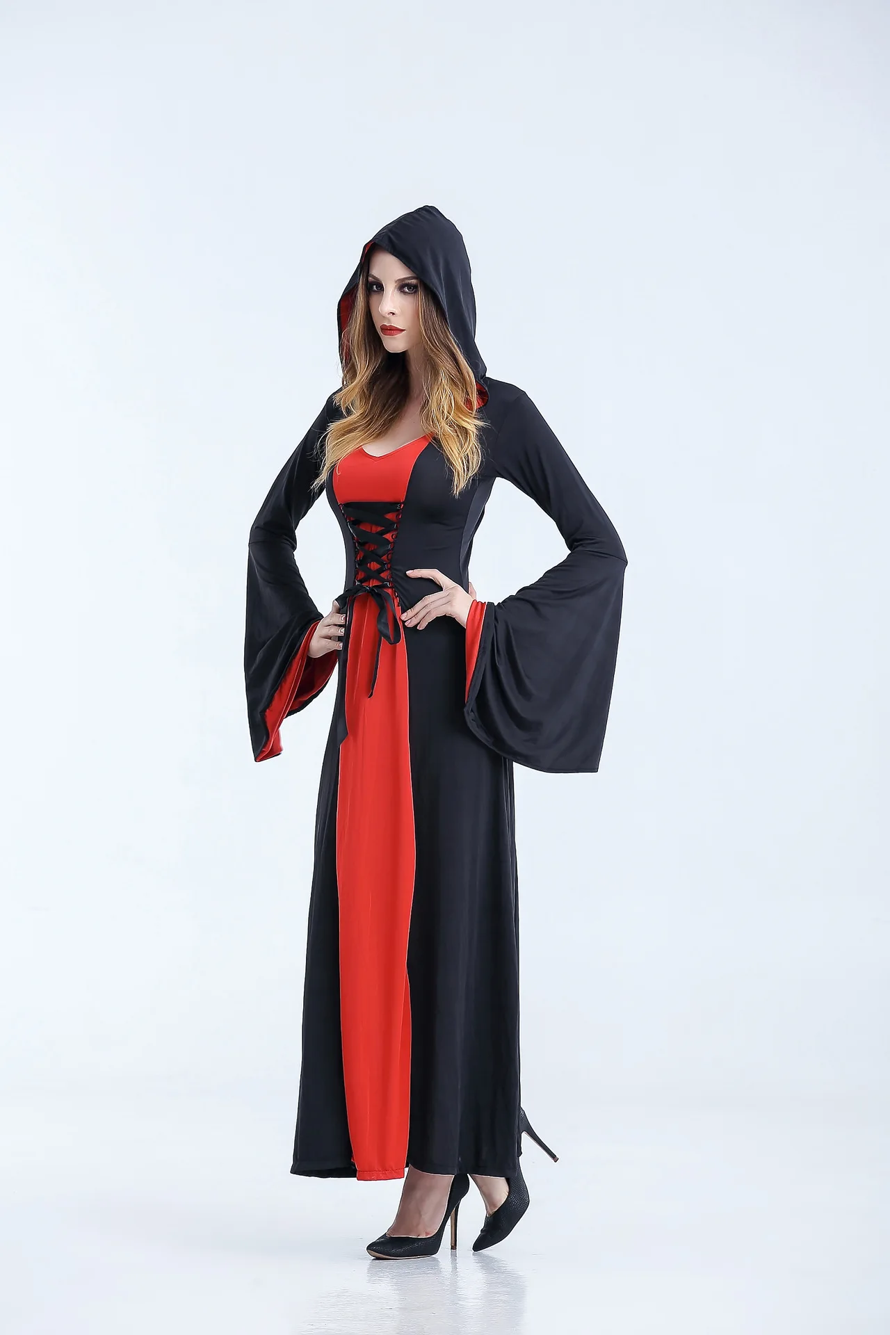 Бесплатная доставка три цвета платье ведьмы вампира для костюмированной