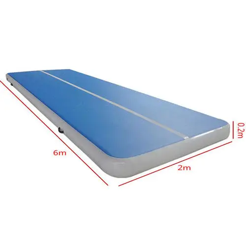 Надувной напольный матрас с воздушным насосом 6 м воздушный трек для гимнастики