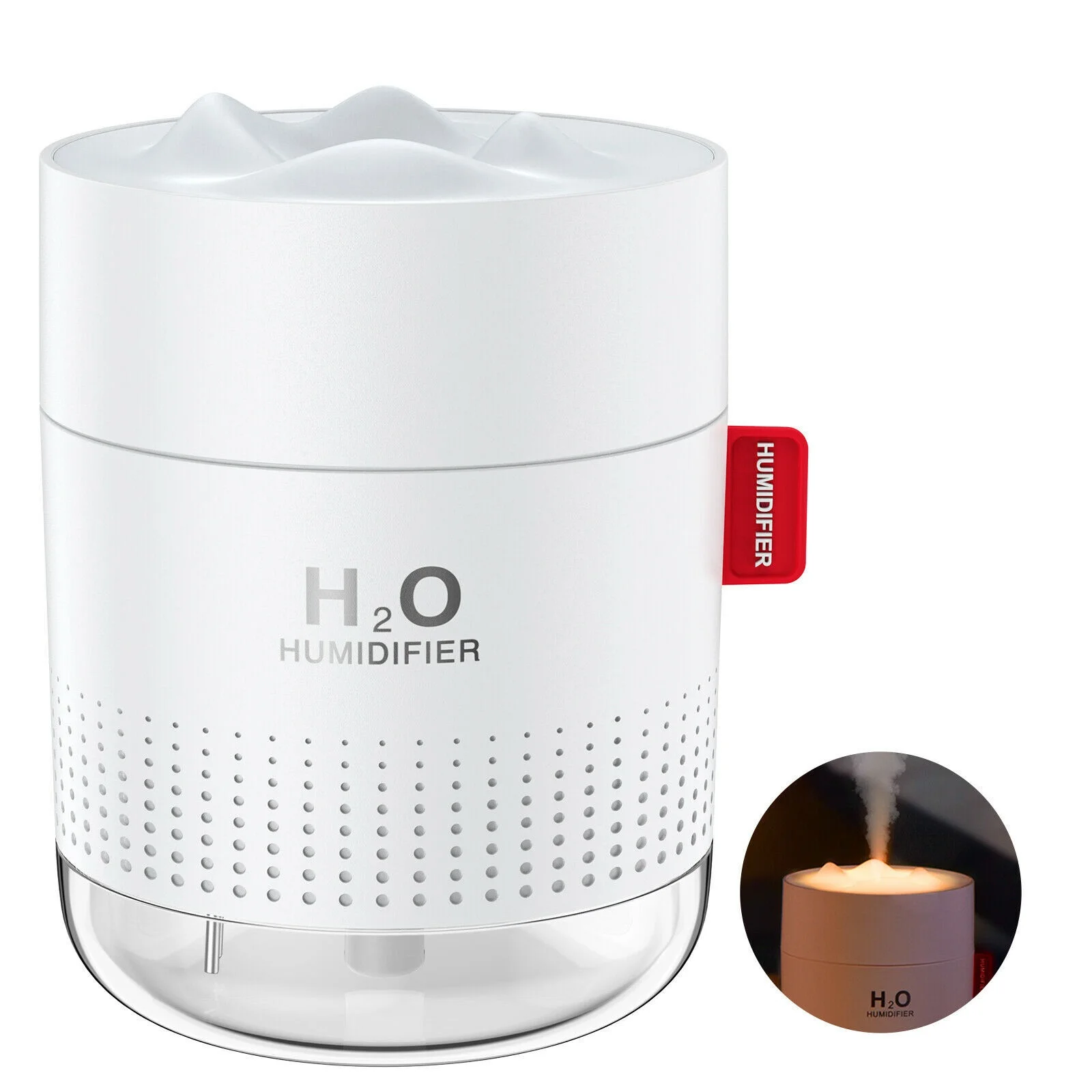 

Тихий увлажнитель воздуха с носветильник щением, подходит для домашней Офисной Электроники автомобиля