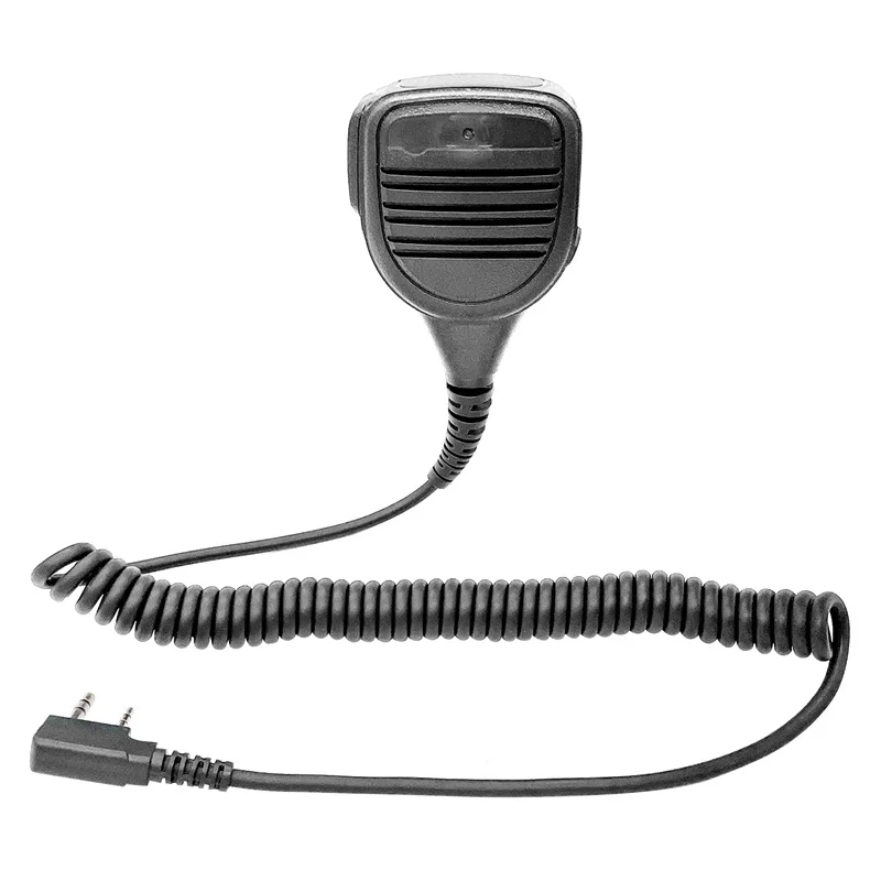 RISENKE Shoulder Microphone Cable For Kenwood NX220 TK2117 TK2160 NX230 TK3400U TK2402V Hands Free Waterproof Speaker Mic