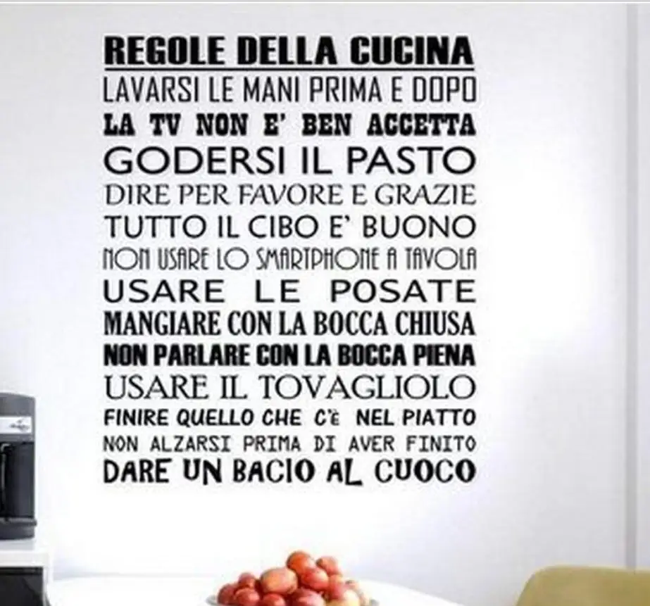 

Настенная Наклейка с цитатами на кухню