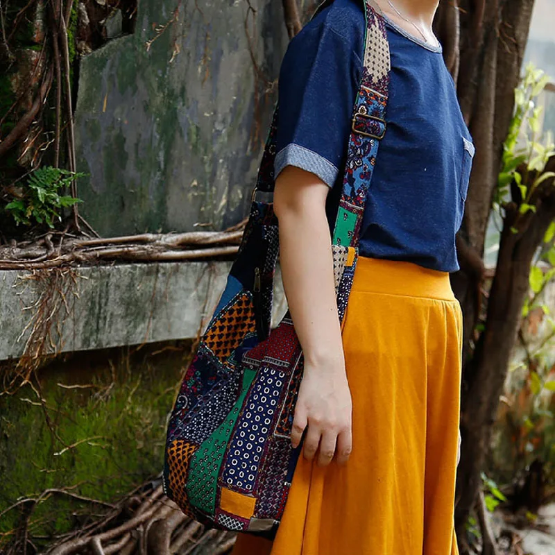 Сумка сумки богемная винтажная модная женская сумка через плечо мессенджер