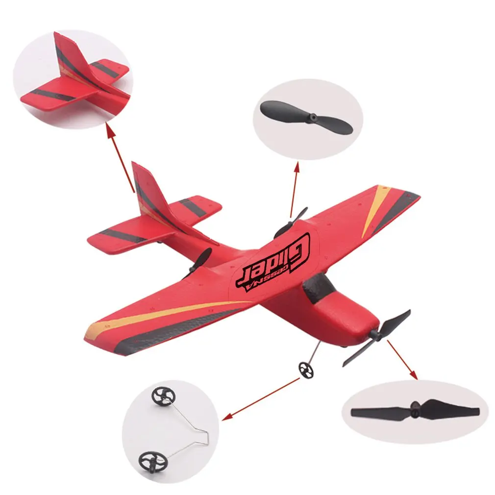 Z50 2.4G 2CH 350mm Micro Wingspan Remote Control RC Glider Airplane Plane Fixed Wing EPP Drone with Built-in Gyro for Kids | Игрушки и