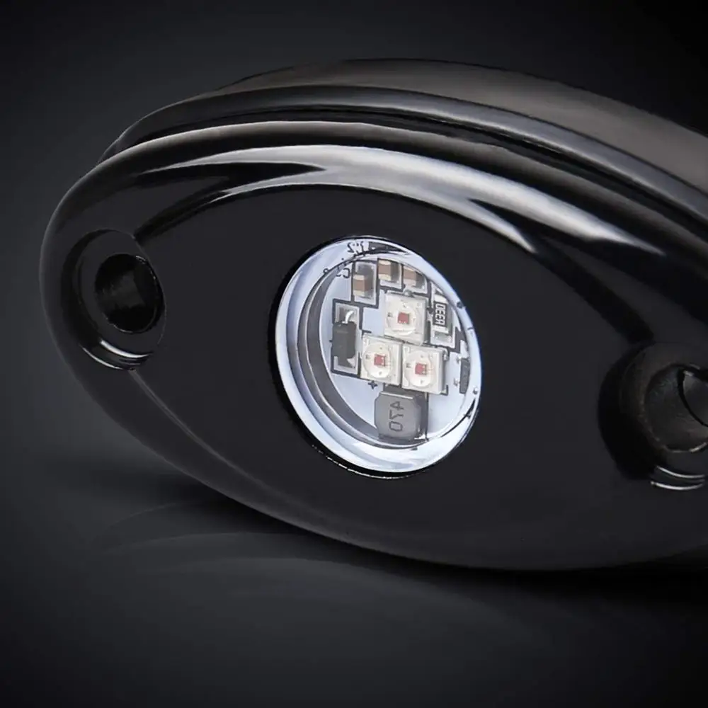 Красный рок светильник s 2 дюйма светодиодный неоновый с нижним светом для