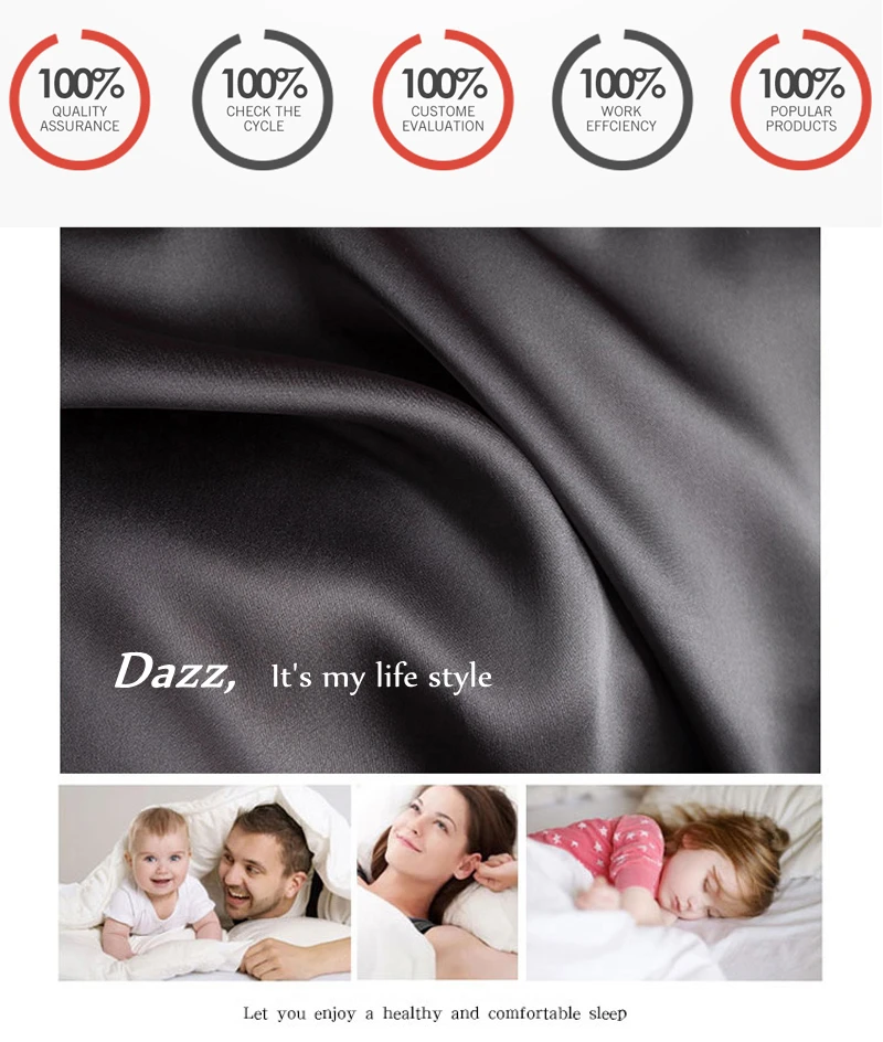 

DAZZ 100% pure silk pillowcase silk pillowcase mulberry silk pillow case silk pillowcase real silk pillowcase natural