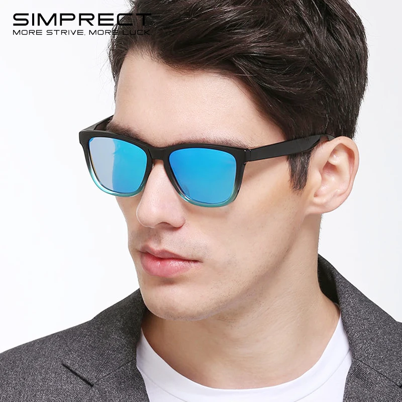 Мужские и женские солнцезащитные очки SIMPRECT поляризационные с квадратным