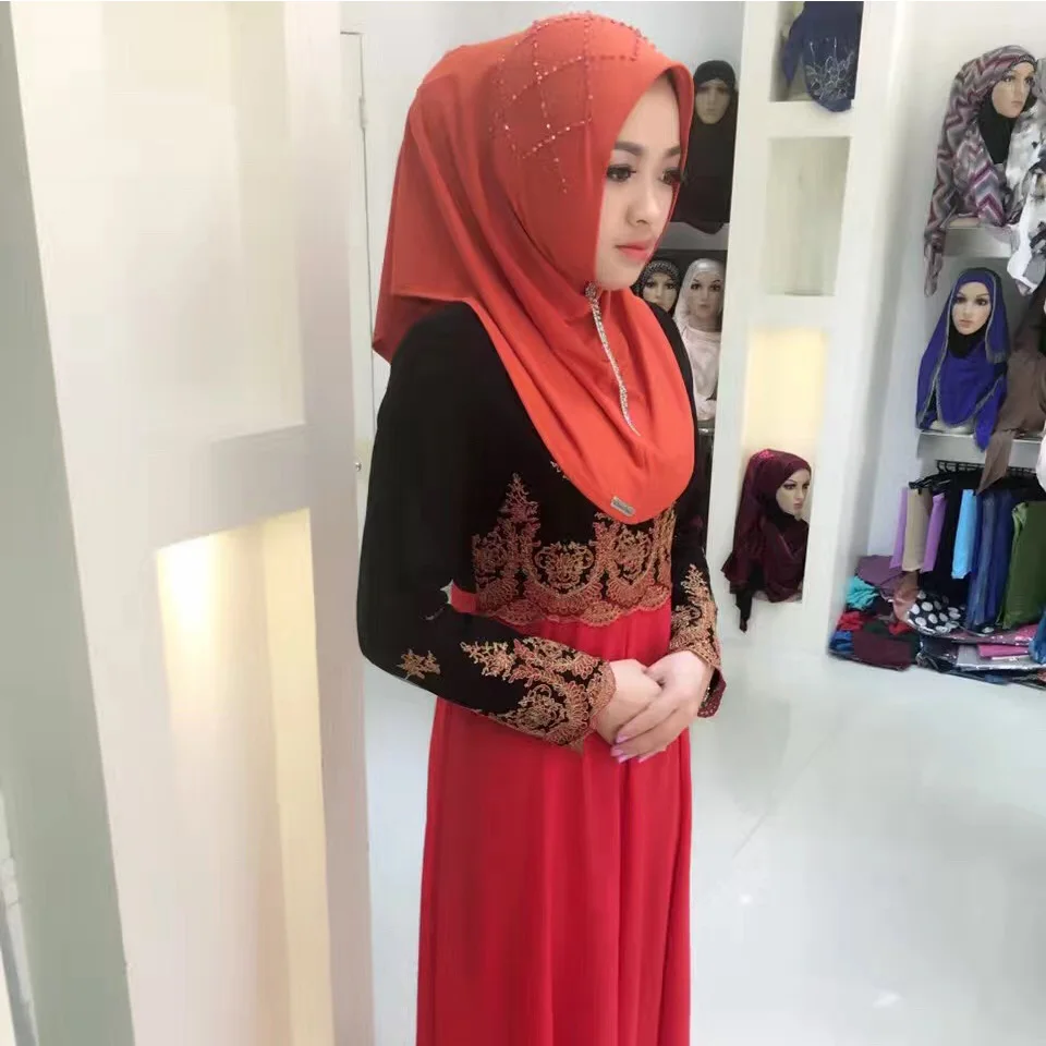 Мусульманские платки готовые носить хиджаб мгновенное украшение сделай сам шаль