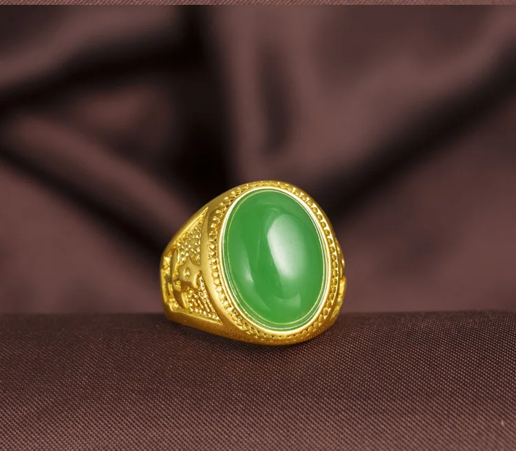 Не выцветает 24K золото заполненный натуральный обсидиан драгоценный камень