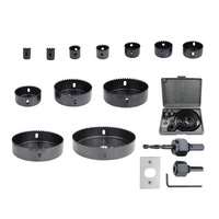 16pcs whole saw kit hole saw set 34inch to 5inch hole saw for wood plastic pvc and drywall