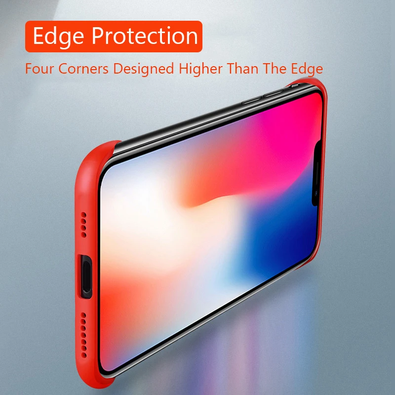 Безрамный чехол для iPhone XR X Xs Max на 11 Pro 2019 Ультратонкий Прозрачный 7 8 6 6S Plus с