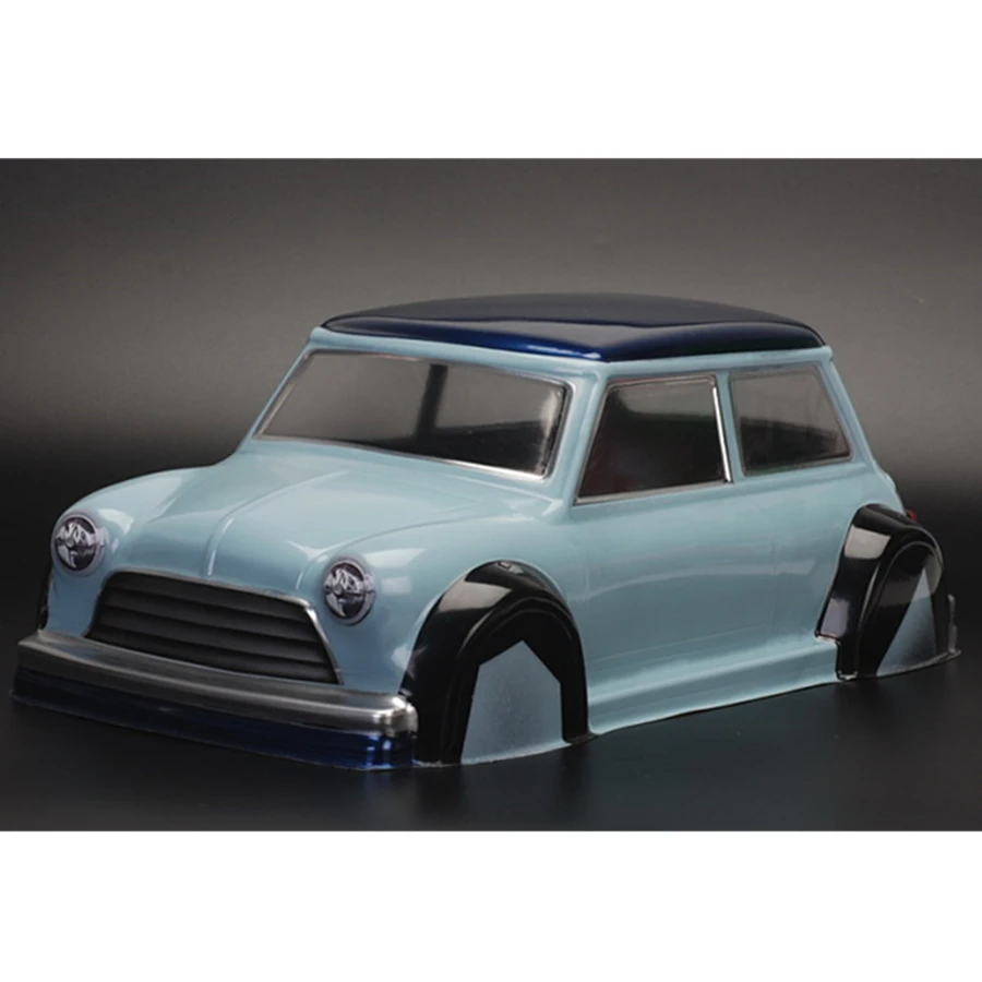 Миниатюрный медный Радиоуправляемый автомобиль модель ПК прозрачный корпус