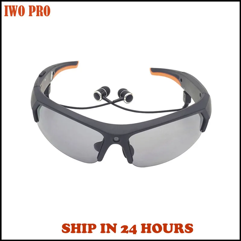 저렴한 IWO 프로 HBS-8B 다기능 MP3 블루투스 사진 안경 승마 선글라스 야외 스포츠 승마 안경 헤드폰