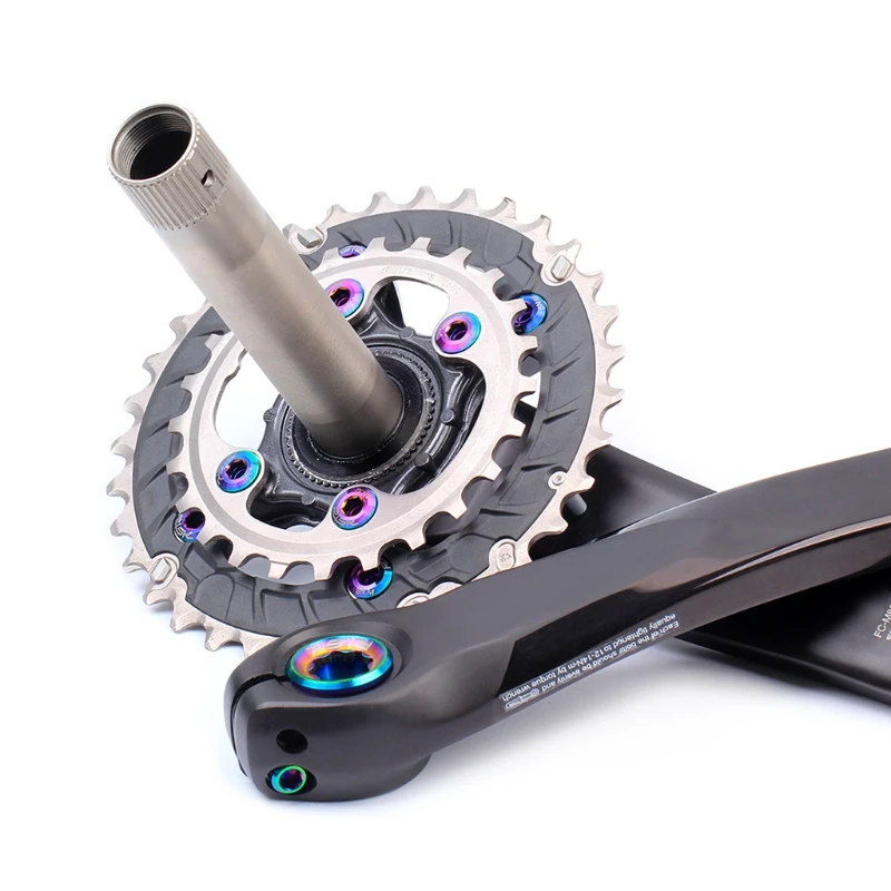 

Titanium Alloy Mountain Bicycle Shift Bolt Set MTB Bike Oil Disc Brake Screw Kit