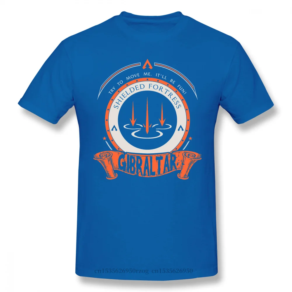 

GIBRALTAR - LIMITED EDITION Cloth Print Crewneck Cotton T-Shirt Apex Legends Shooter Battle Royale Game Homme Men Streetwear