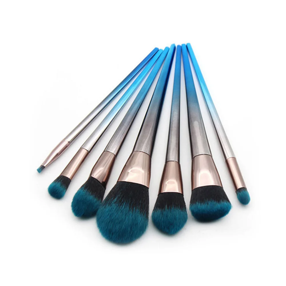 

7pcs Gradient Cosmetic Brushes Sets Makeup Brush for Home Travel Outdoor