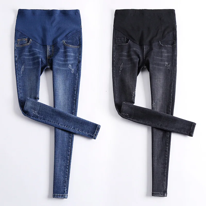 Беременности и родам стрейч джинсы для беременных Одежда женские штаны