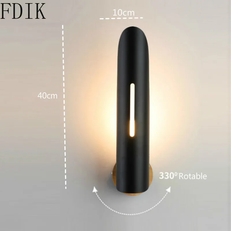 Современная промышленная настенная ретро-лампа железная прикроватная лампа