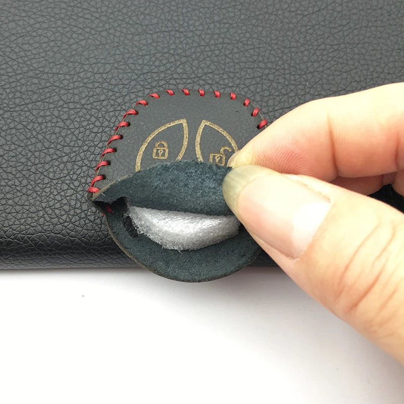 

100% Leather Car Remote Key Fob Cover Case Set Protector For LADA Priora Sedan Sport Kalina Granta Vesta X-Ray Protect Shell