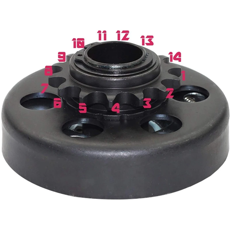 Сцепление для мотоцикла: центробежное сцепление 40 / 41 420 клатч на цепочке