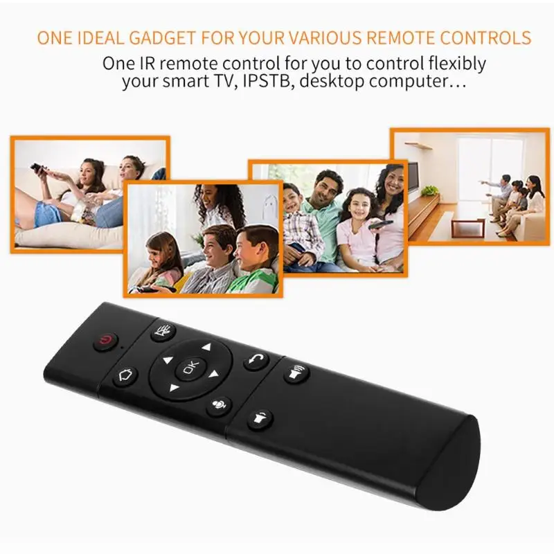 Viboton S122 2 4G Air mouse перезаряжаемая Беспроводная клавиатура Пульт дистанционного
