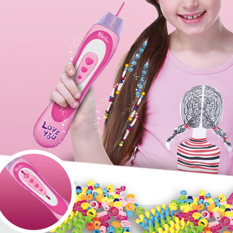 

Electric Hair Twisting Device Automatic Hair Braider Machine DIY Twist Braiding Styling Tool for Girls L4MC