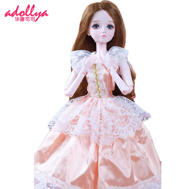 

Adollya 55-60cm Princess Dress Doll Clothes Girls Toys Clothes For Dolls Accessories 1/3 BJD DIY Handmade Kawaii Christmas Gift
