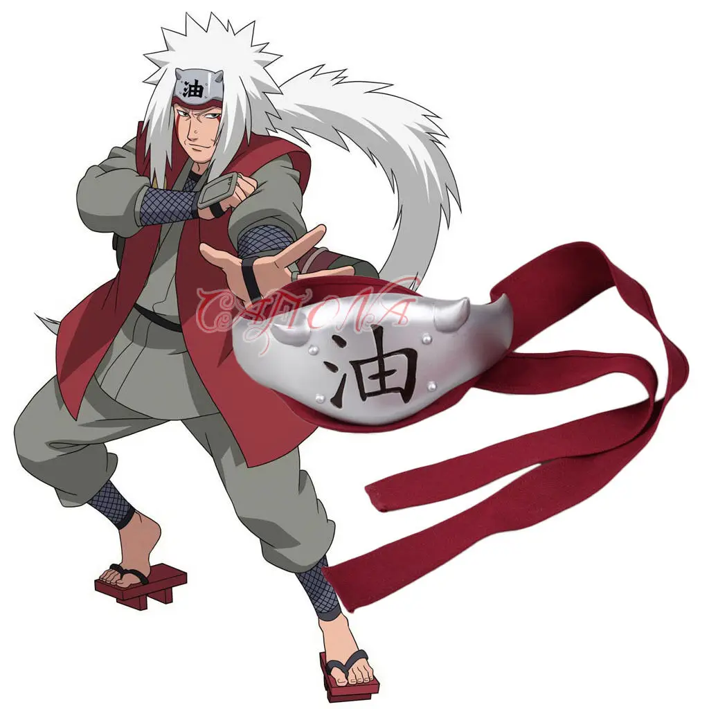 Cheap Anime Headband Jiraiya Cosplay Costume Halloween Accessories Red High Quality | Headwear