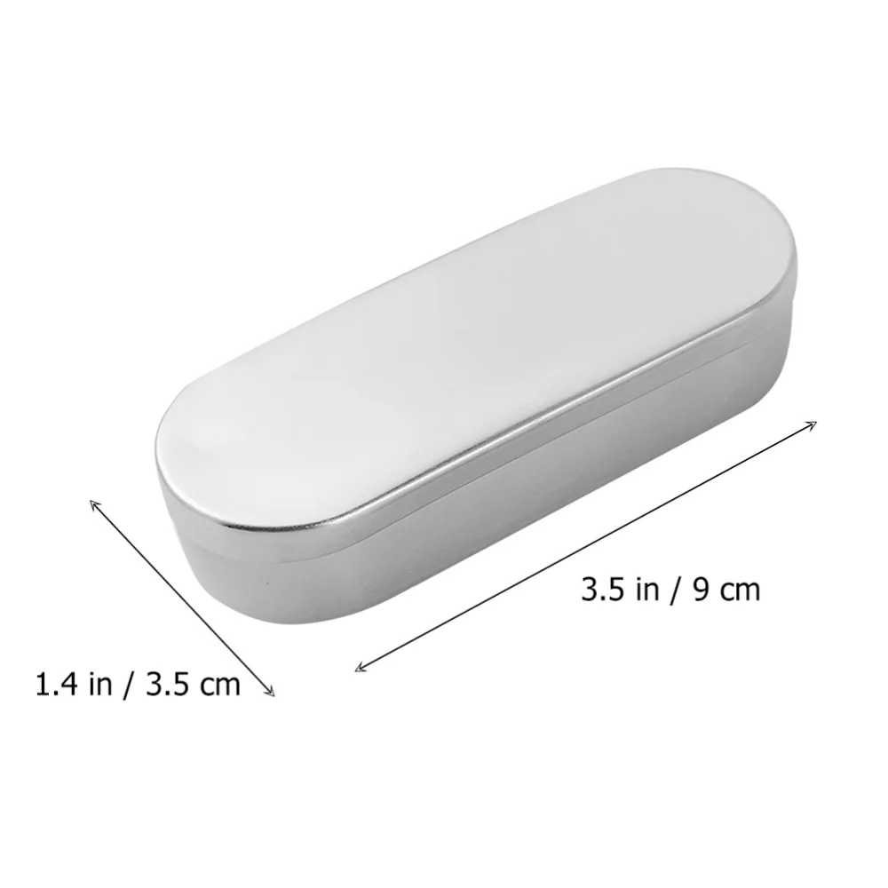 

3Pcs Syringe Aluminum Boxes Infusion Needle Boxes Acupuncture Boxes Container