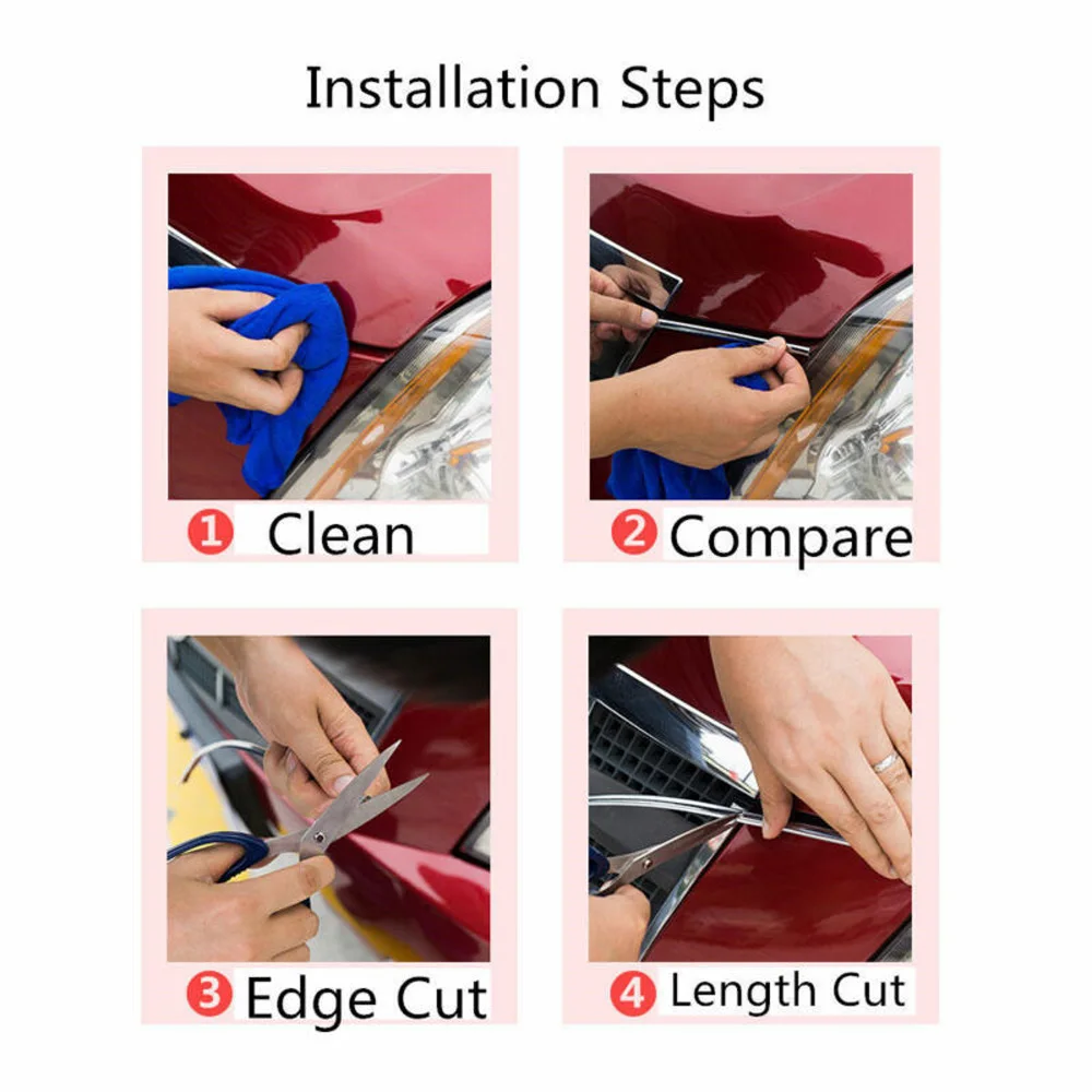

Scratch resistant Bumper Strip Replacement Moulding Auto Exterior Silver