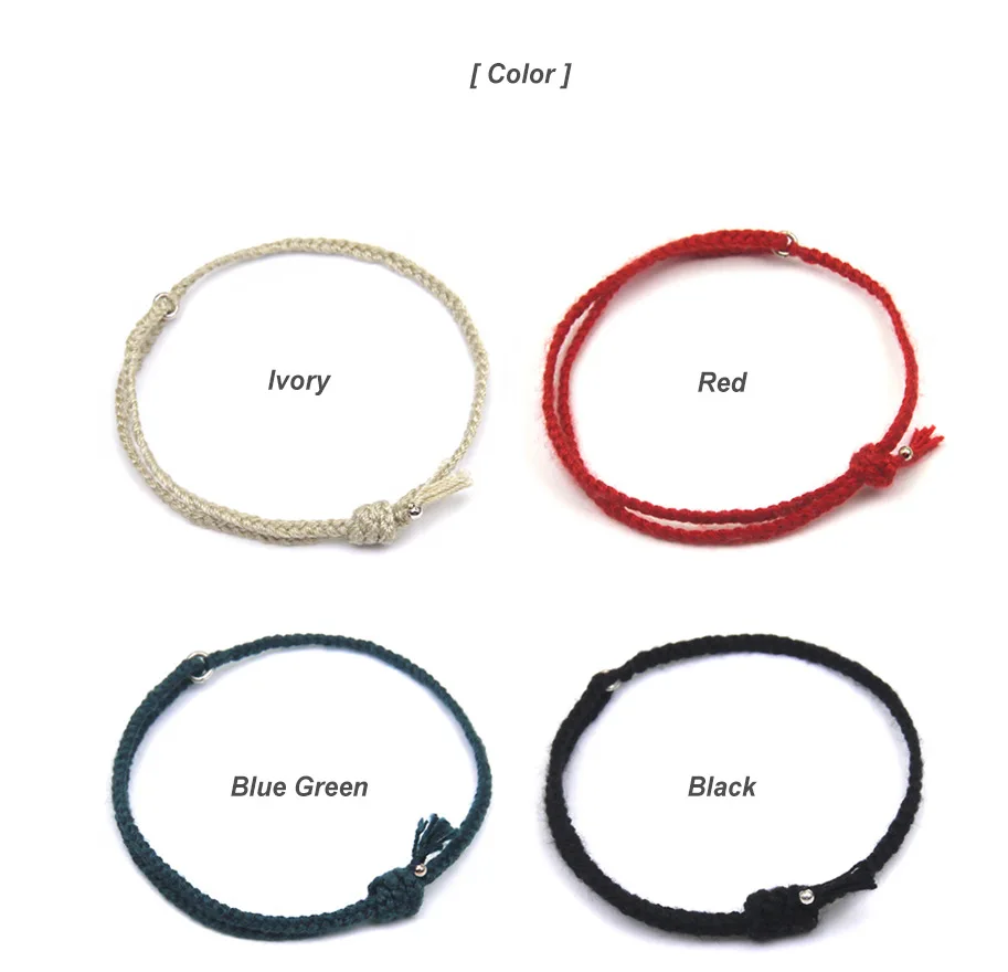 

kpop Kim Tae Hyung Rope Chain Handmade Bracelet Woven Wishing Bracelet for Women Men Simple Korean Jewelry bangtan boys V