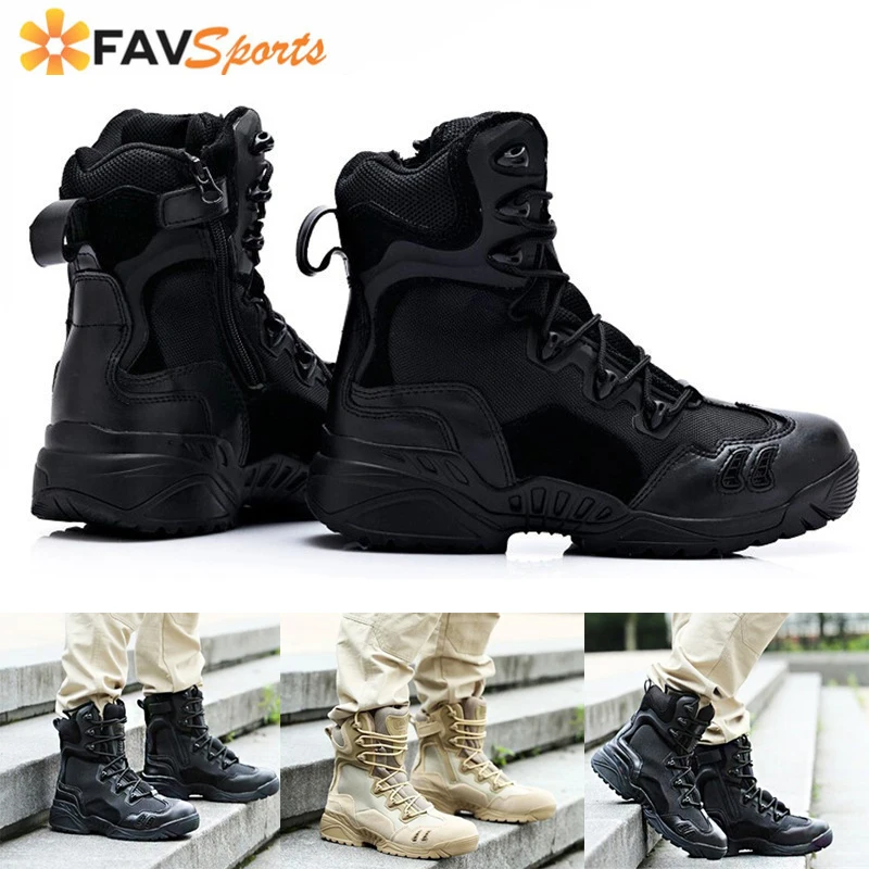 Мужская модная обувь для пешего туризма дышащая походная тактическая армейские