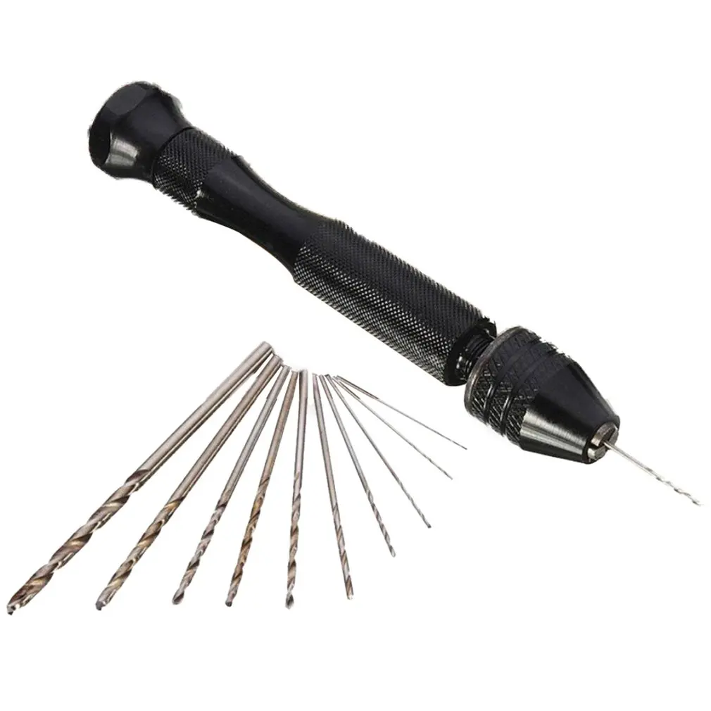 

Black hand twist diamond with twist drill Manual hole puncher Carving Bodhizi Amber core Carving Eye Tool 1 Set
