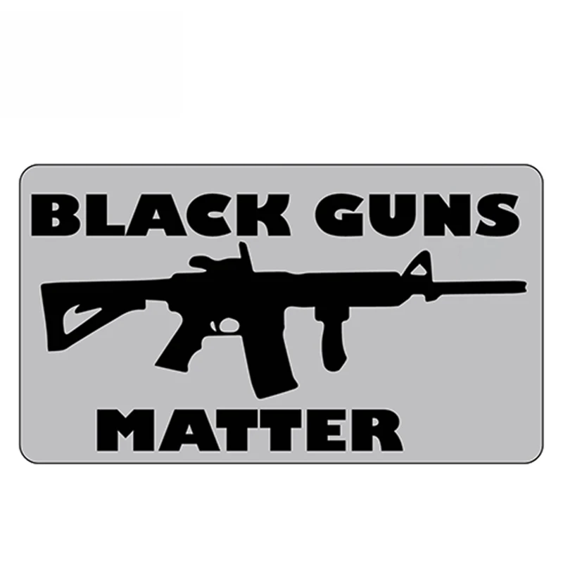 

SZWL Black Guns Matter All Guns Matter Protect The 2nd Amendment Car Stickers Waterproof Reflective Decals Vinyl,13cm*7cm