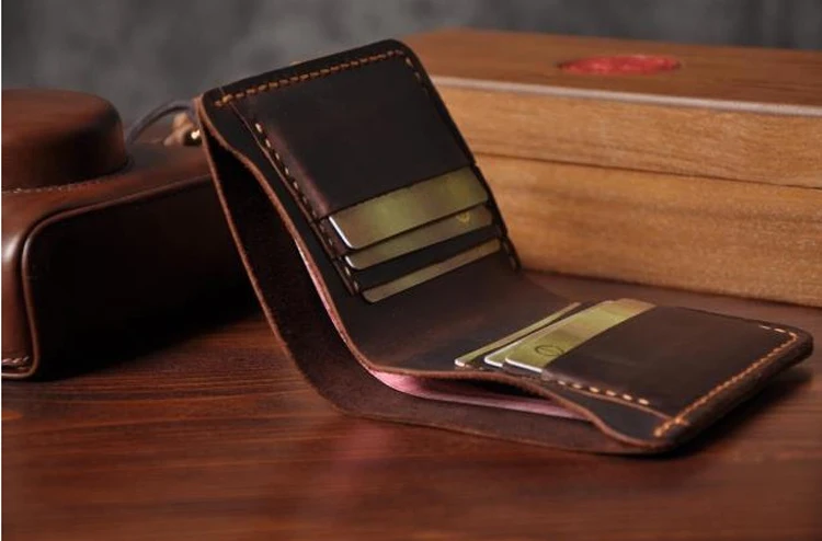 

Crazy horse Genuine Leather Wallet Men Wallet Leather engrave Short Wallet Men Purse Male Money Clips Money bag