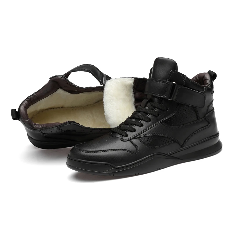 

Men Winter Snow Boots Warm Men's Boots Men Shoes Winter Plush Fashion Sneakers Men Shoes High Top Men Shoes