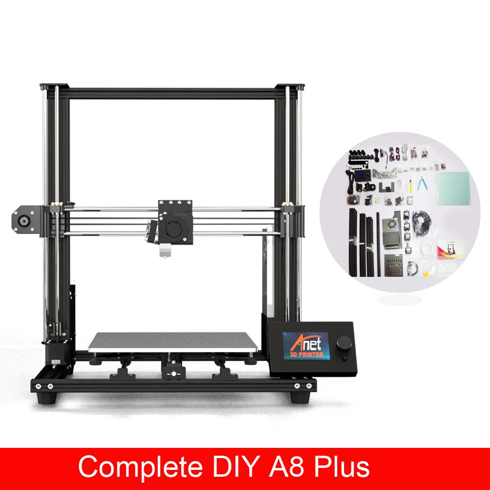 A8P Complete DIY Обновленный большой размер печати 300*300*350 мм Anet A8 Impresora 3d принтер DIY довольно печать с Micro SD картой USB - Цвет: A8P Complete DIY
