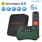 ТВ-приставка GTMEDIA G4 на Android 2021, 2 ГБпроцессор Amlogic S905WГолосовое управление Googleпульт дистанционного управления BluetoothТВ-приставка 4K HD STB, новинка 9,0