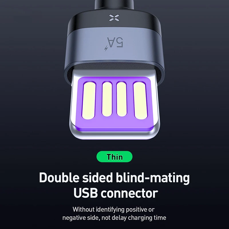 Baseus USB C Type кабель 5A для Huawei Realme Poco X3 быстрой зарядки USB-C зарядного устройства Type-C