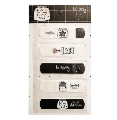 5PCs A 120 шт./лот пластыри с мультяшным рисунком, клейкие повязки, пластырь для ран, первая помощь, гемостаз, пластырь, стерильные наклейки для детей - Цвет: 5PCs A