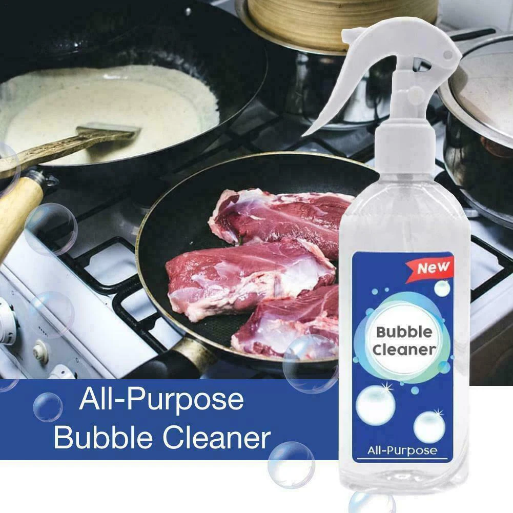 200ml Kitchen Cleaner Grease Oil Remover Multi-Purpose Bubble Cleaning Detergent Household Liquid Tools | Дом и сад