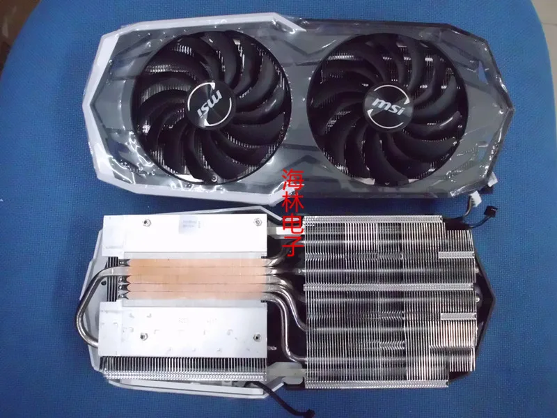 

Кулер с радиатором для видеокарты MSI GeForce RTX2070 ARMOR 8G OC