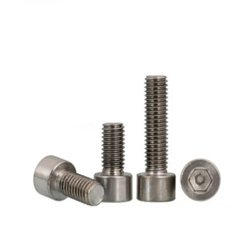 10pcs Titanium Bolt Column Head Hexagon Socket Screw GR2 M4 M5 M6 M8 x 6 8 10 12 14 15 16 18 20 25 30 35 40 45 50 60 70 80mm |