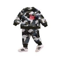 new winter baby boys cotton clothes children thick t shirt pants 2pcssets autumn toddler trendy costume kids girls sportswear
